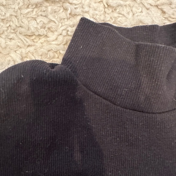 Misguided cropped turtleneck - black knit - Picture 2 of 3